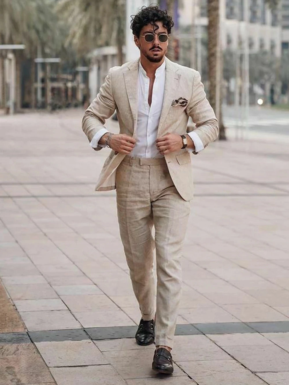 Summer Beach Business Linen Me - đánh giá và giá Men Formal Wear Pants