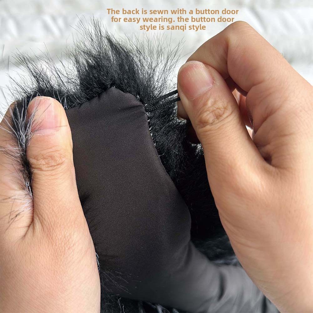 Trim Long Scarf Faux Fox Fur S - đánh giá và giá Windsor Knot Tie