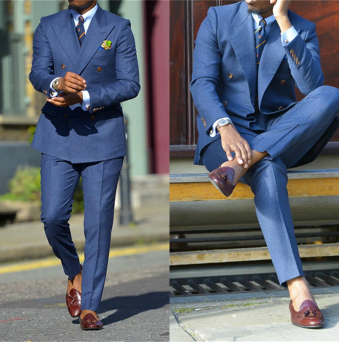 Màu Xanh Đen Chính Thức Nam Ph - đánh giá và giá Men Formal Wear Pants