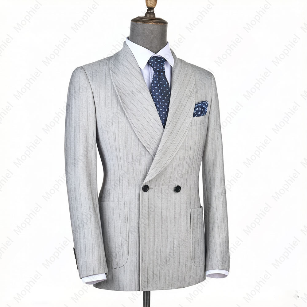 Mophiel Light Grey Men Suits S - đánh giá và giá Men Formal Wear Pants