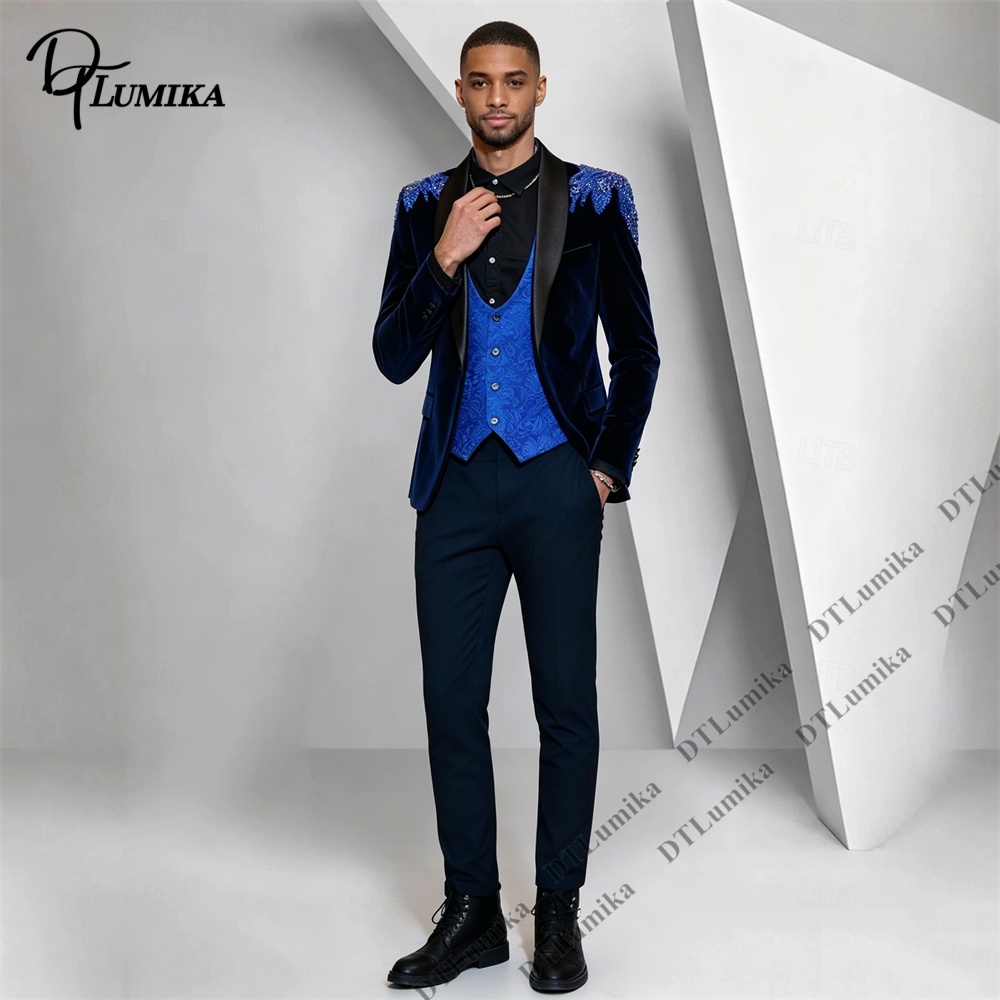 Peagent Men 3 Piece Velvet Sui - đánh giá và giá Men Formal Wear Pants